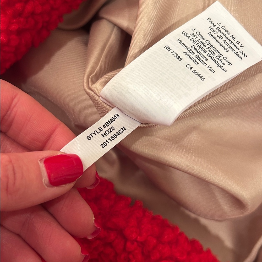 J. Crew Teddy sherpa lady coat - Picture 4 of 6